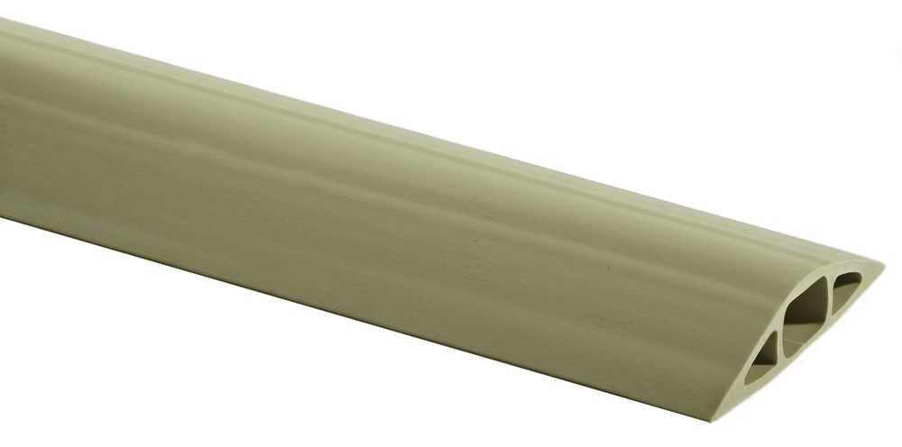 FloorTrak Flexible Non-Metallic Cover for Cables, Size 3, Beige, 25'