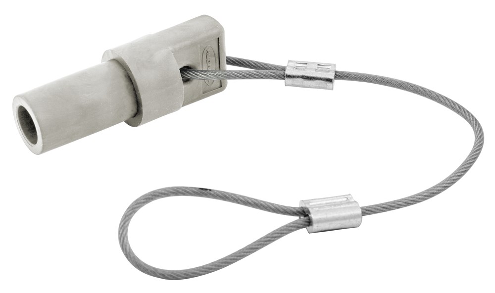 Hubbell Wiring Device Kellems, Single Pole Products, Male Device Cap,150 Amp Series, White