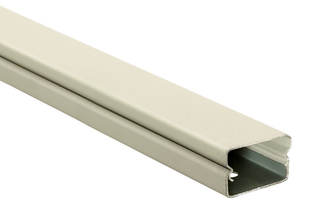 Hubbell Wiring Device Kellems, Metal Raceway, 5' Base/Cover, HBL2000Series, Ivory, 600V