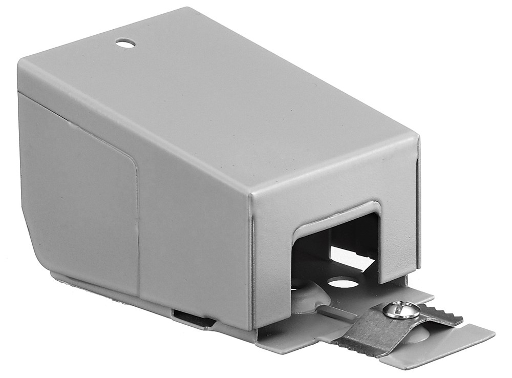 Hubbell Wiring Device Kellems, Metal Raceway, Large Entance Fitting,HBL2000 Series, Gray