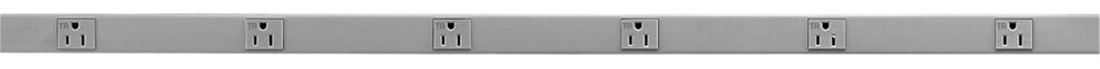 Hubbell Wiring Device Kellems, PlugTrak, Steel, Tamper Resistant, 15A125V, 3' Length, Gray