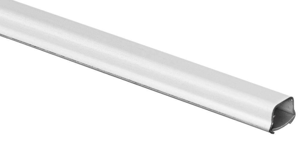 Hubbell Wiring Device Kellems, Metal Raceway, Single Channel, HBL500Series, 10', White
