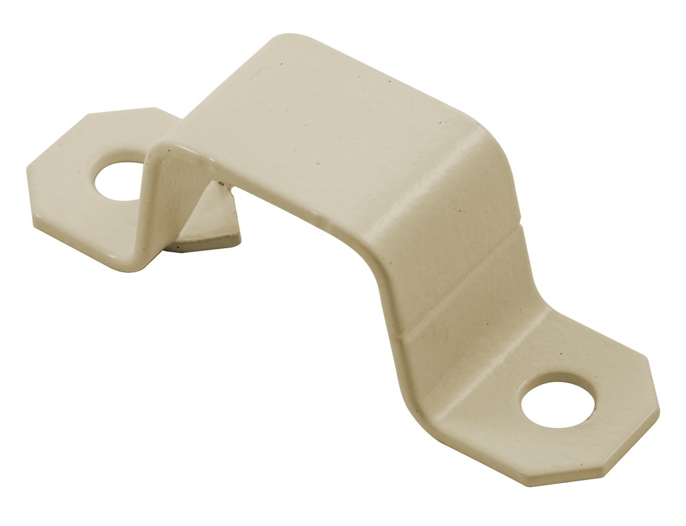 Hubbell Wiring Device Kellems, Metal Raceway, Mounting Strap, HBL500Series, Ivory