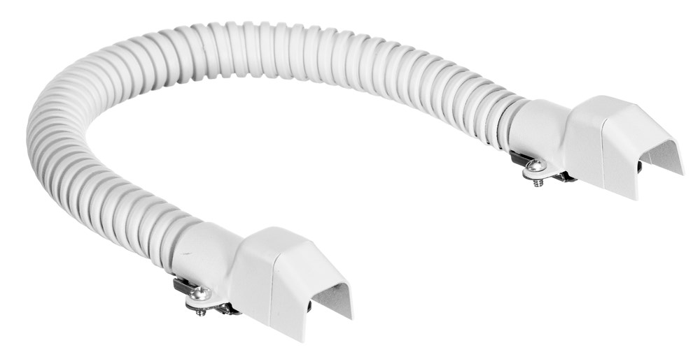 Hubbell Wiring Device Kellems, Metal Raceway, Flexible Section,HBL500/700/750 Series, White