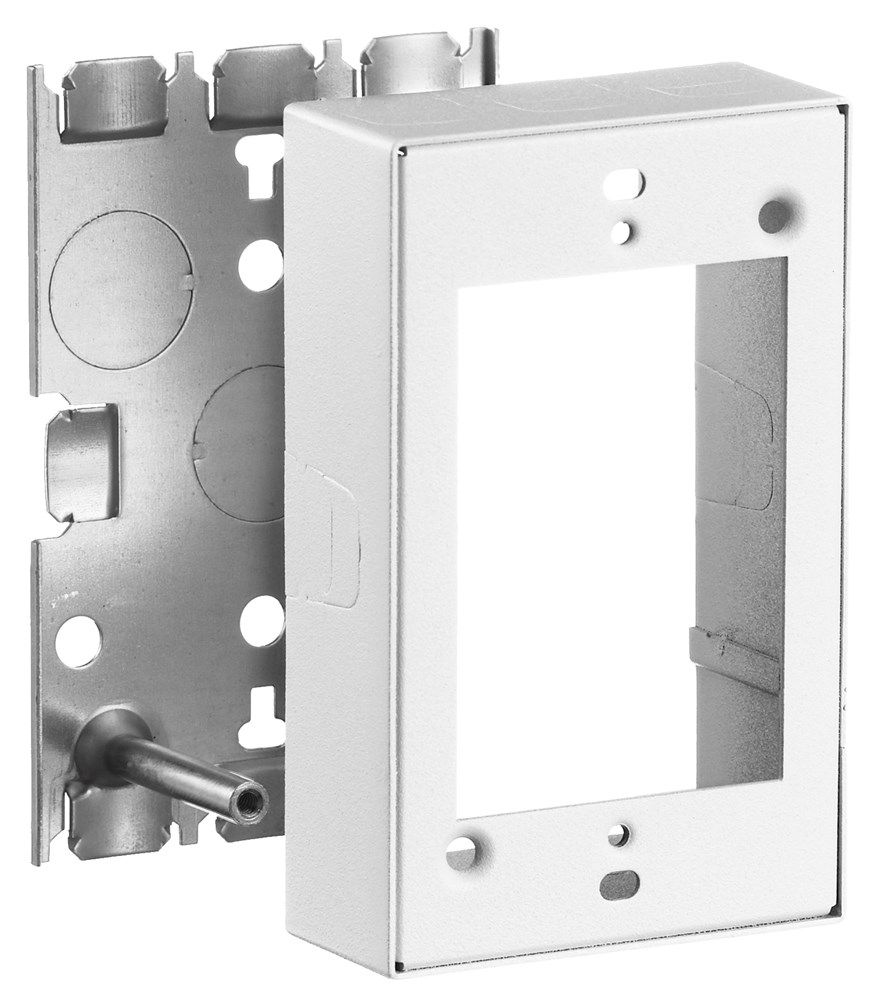 Hubbell Wiring Device Kellems, Metal Raceway, Box, Low Profile,HBL500/700/750 Series, White