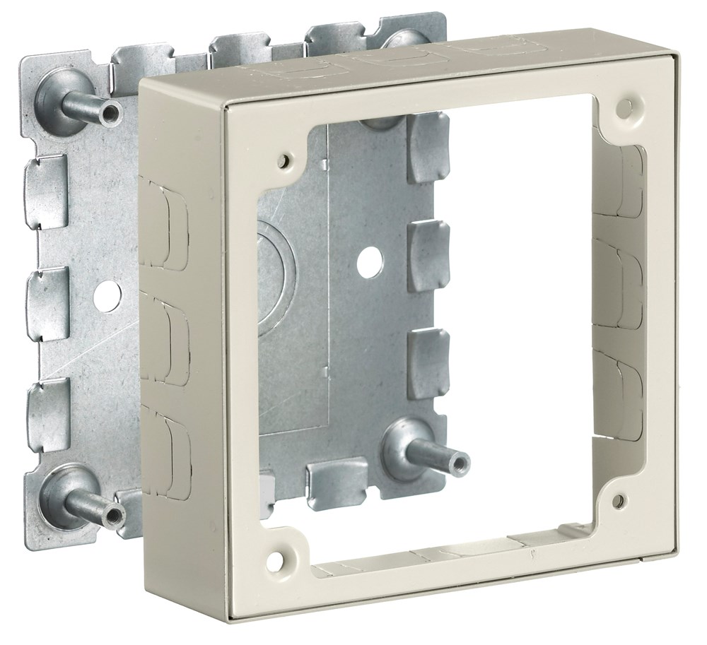 Hubbell Wiring Device Kellems, Metal Raceway, Alarm Box, 2-Gang,HBL500/700/750 Series, Ivory