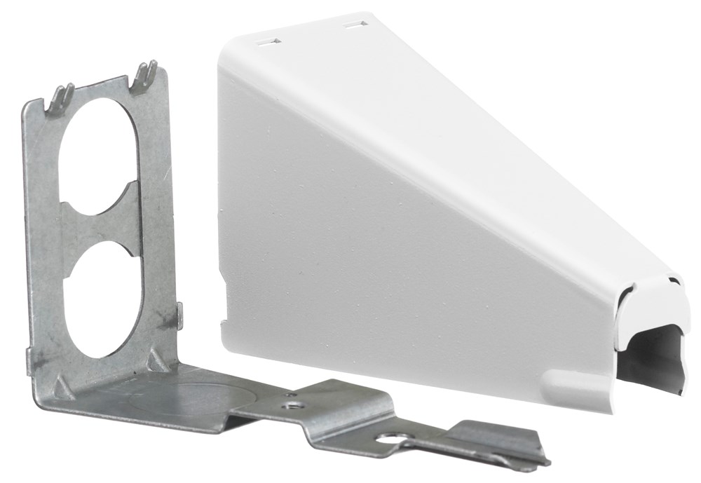 Hubbell Wiring Device Kellems, Metal Raceway, Adjustable OffsetConnector, HBL500/700/750 Series, White
