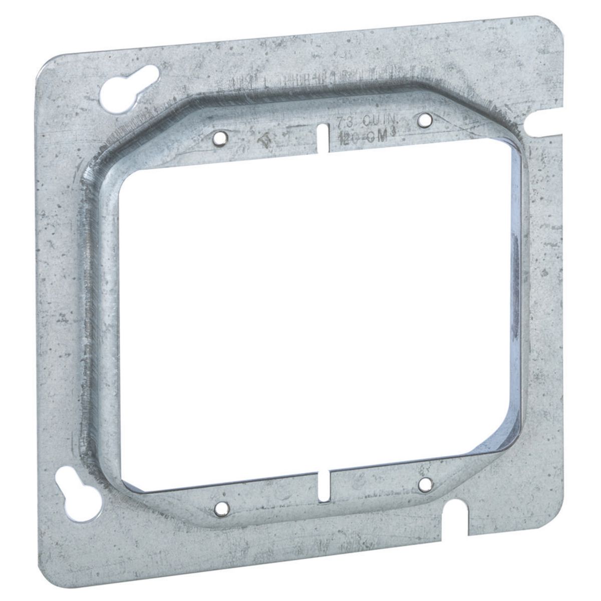 Hubbell Wiring Device Kellems, Wall Boxes, Mud Ring, 2-Gang, 4 11/16
