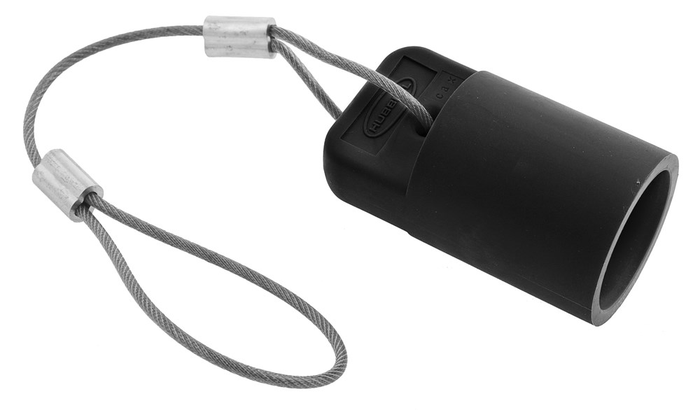 Hubbell Wiring Device Kellems, Heavy Duty Products, Single Pole Devices,Industrial Grade, Accessories, Female Device Cap, For 300/400A 250VDC/600V AC, Single Conductor, Black