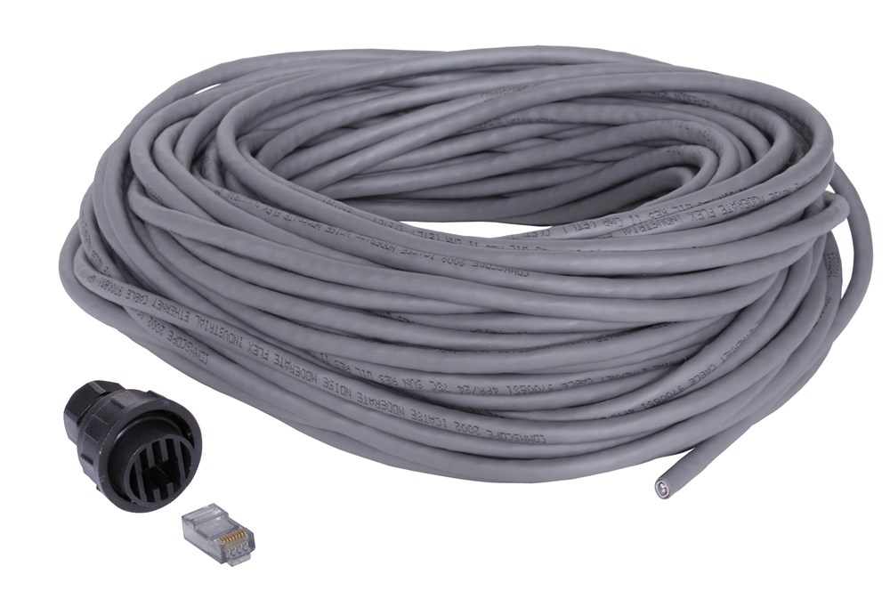 Hubbell Premise Wiring Products, HI-Impact Products, Patch Cord, Cat6,Black, 100' Length