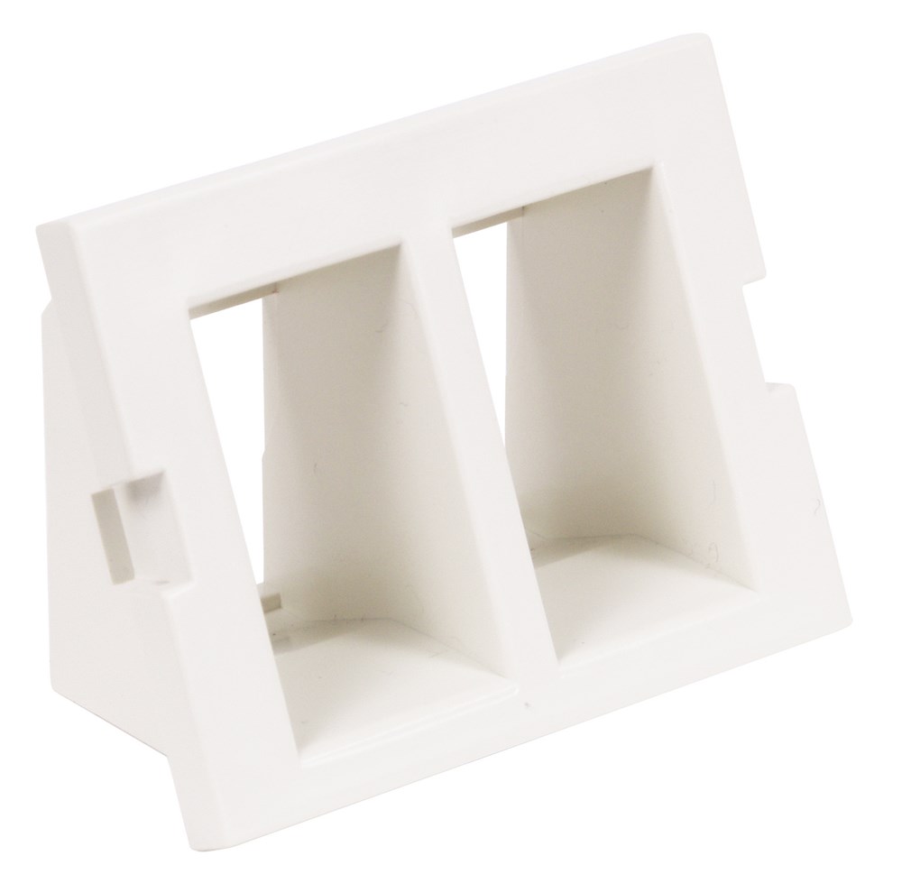 Hubbell Premise Wiring Products, Plates, INFINI Module, 2-Port, 1.5Unit, White