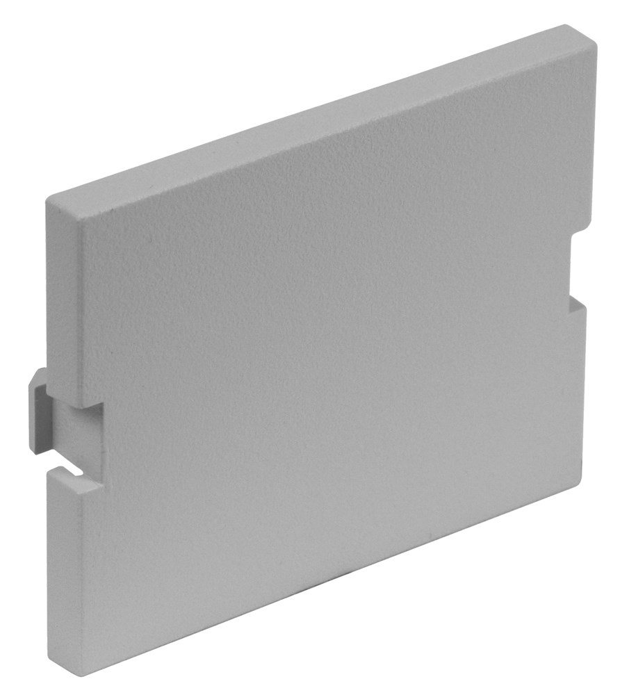 Hubbell Premise Wiring Products, Audio/Video Module, Blank, 1.5 Unit,Gray