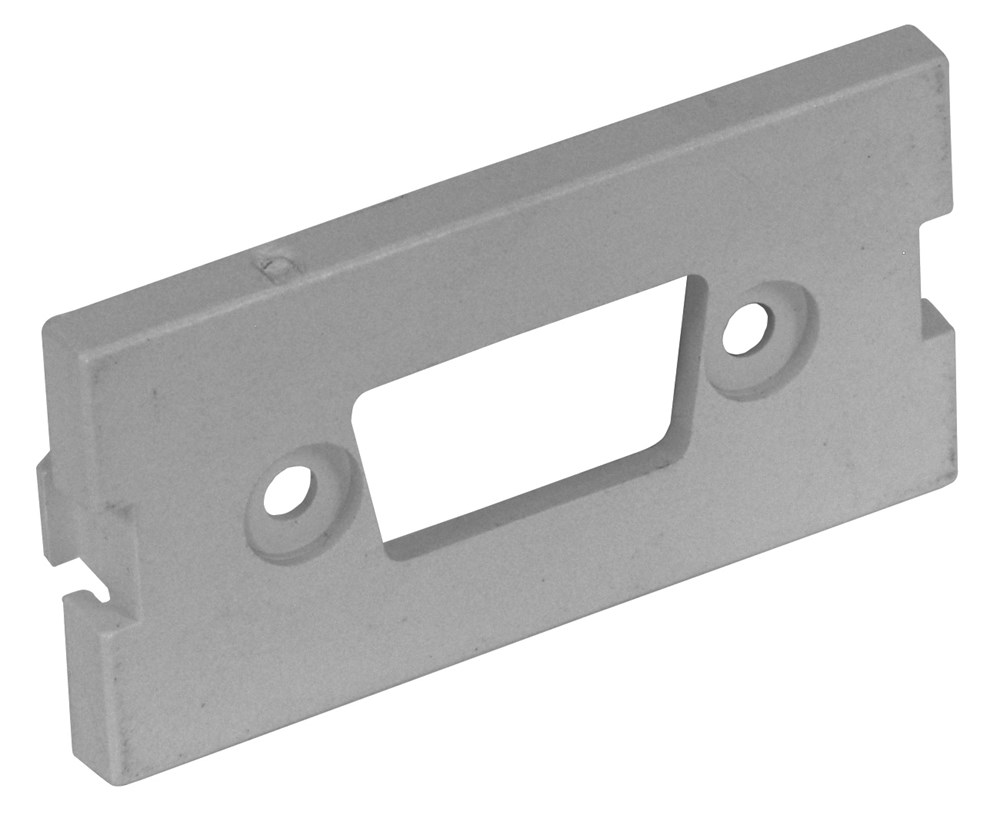 Hubbell Premise Wiring Products, INFINe Connector, Audio/Video Module,High-Density D-Sub Blank, 1 Unit, Gray