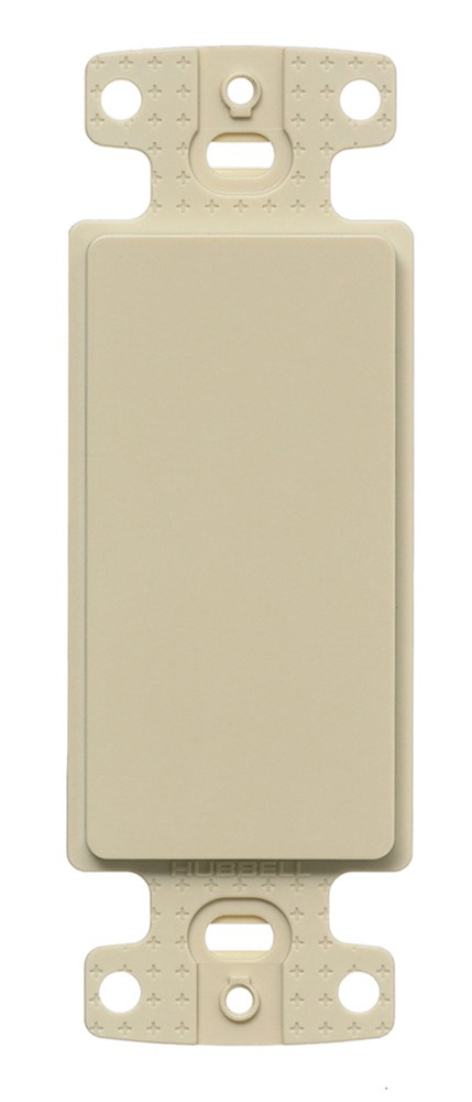 Hubbell Premise Wiring Products, NetSelect Products, Plate DecoratorFrame, Blank, Electric Ivory
