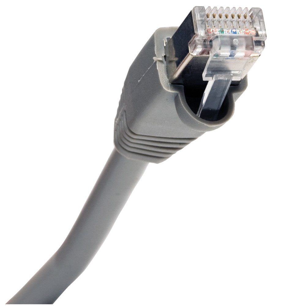 Hubbell Premise Wiring Products, Patch Cord, Cat5e, PS5e, Shielded,Gray, 7' Length.