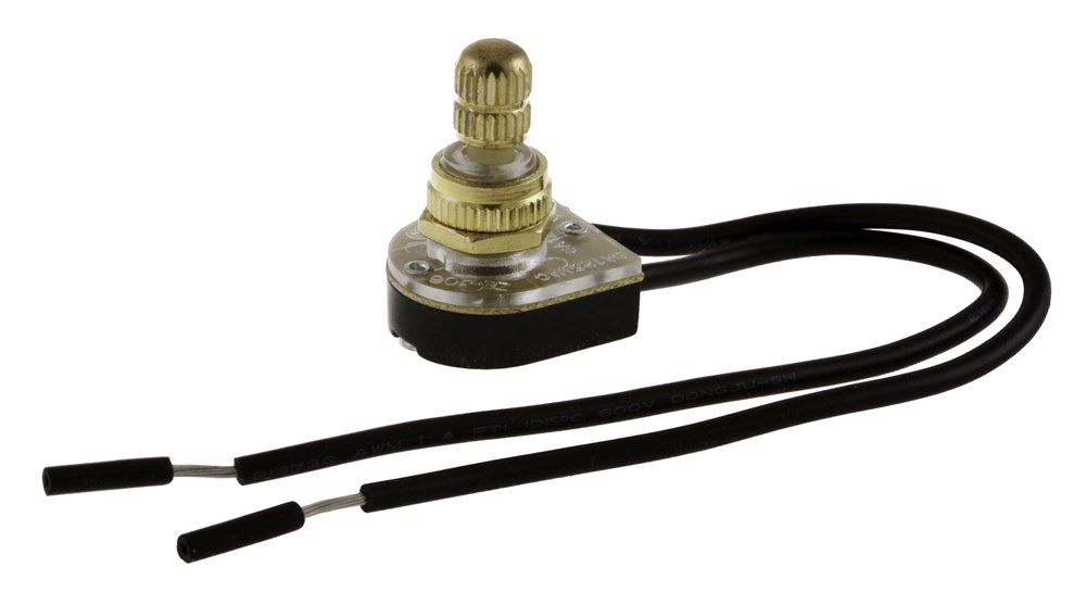 Hubbell Wiring Device Kellems, Switches, Rotary Knob, On-Off, SinglePole Single Throw, 6A 125V AC