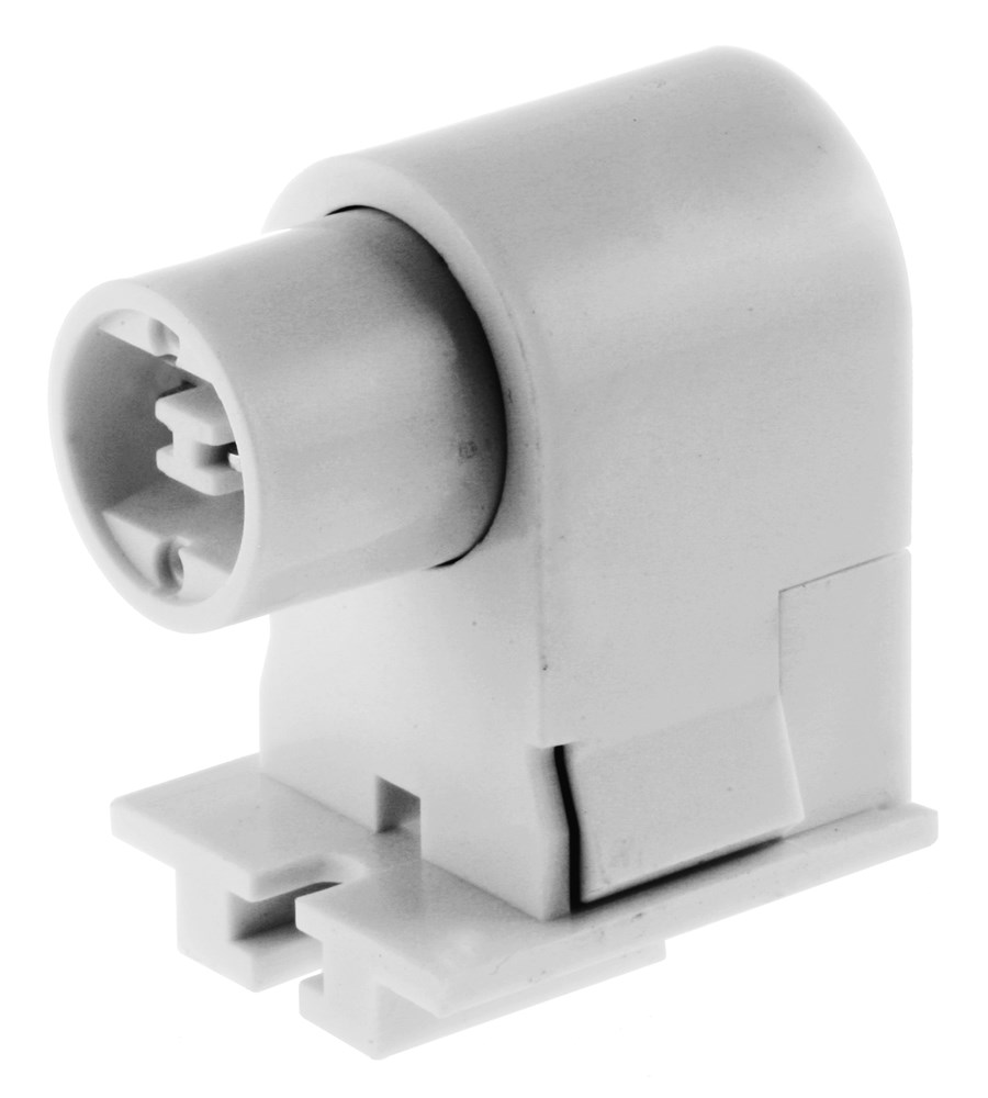 Hubbell Wiring Device Kellems, Lamp Holders and Sockets, FluorescentLamp Holder, High Output, Slide On, Fixed End, Low Profile