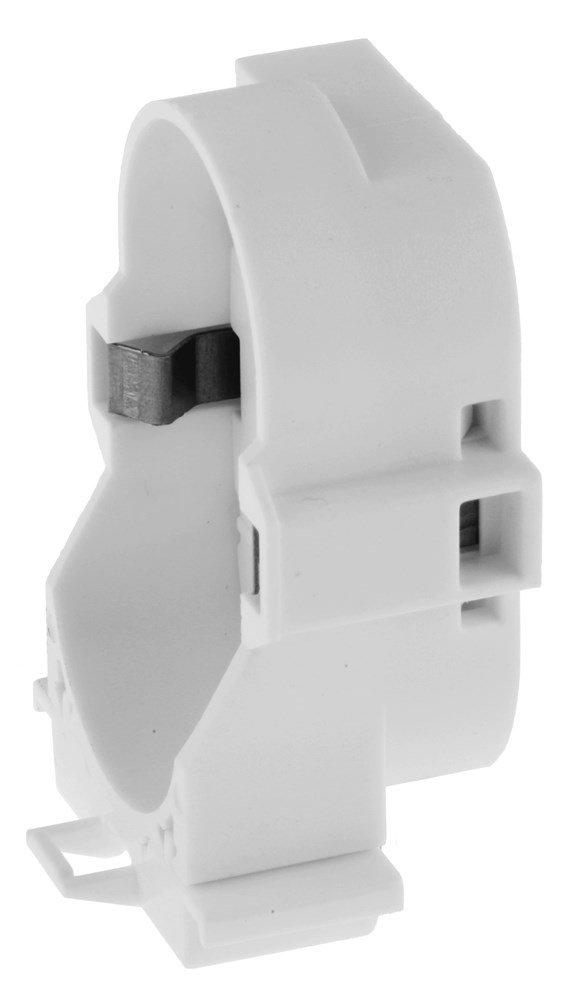 Hubbell Wiring Device Kellems, Fluorescent Lamp Holders, Compact Type,18-55 Watt 2G11, Horizontal Mount, Snap-In