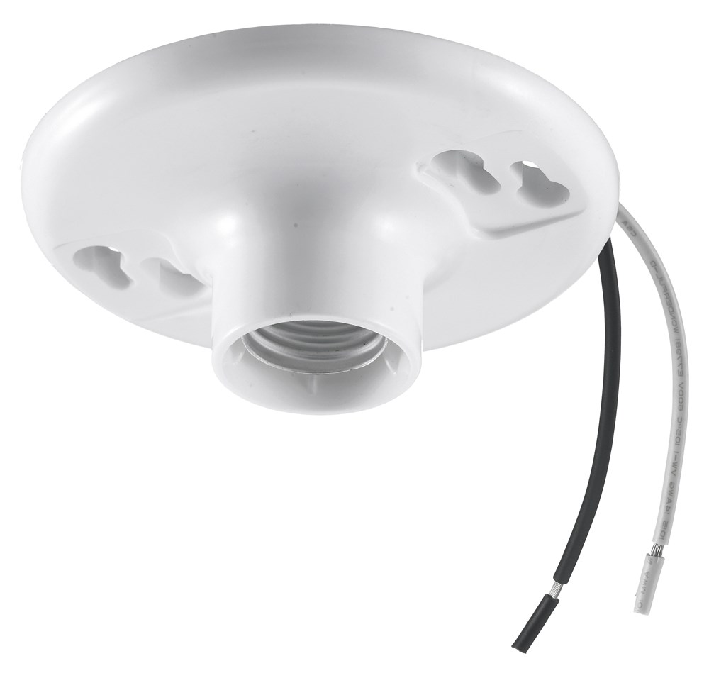 Hubbell Wiring Device Kellems, Lamp Holders and Sockets, Medium Base,Keyless, 600W 600V AC, 6
