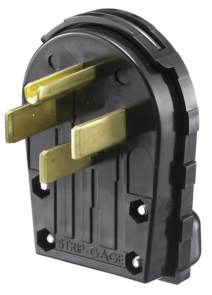 Hubbell Wiring Device Kellems, TradeSelect, Straight Blade Devices,Residential Grade, Male Plug, 30A 125/250V, 3-Pole 3-Wire Non-Grounding,14-30P, Polarized