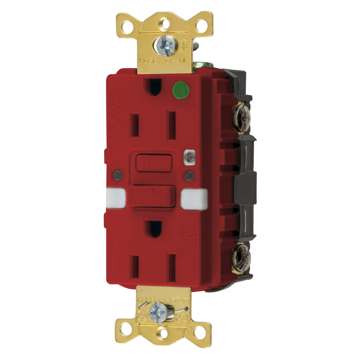 15A COM HG SELF TEST NIGHTLIGHT GFR RED