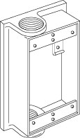 Wallplates and Boxes, Weatherproof Boxes, Accessories, Extension Adapter, 1-Gang, Cast Aluminum