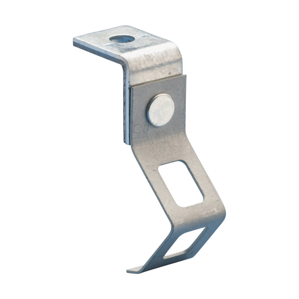 Push Install Rod Hanger with Angle Bracket, 3/8