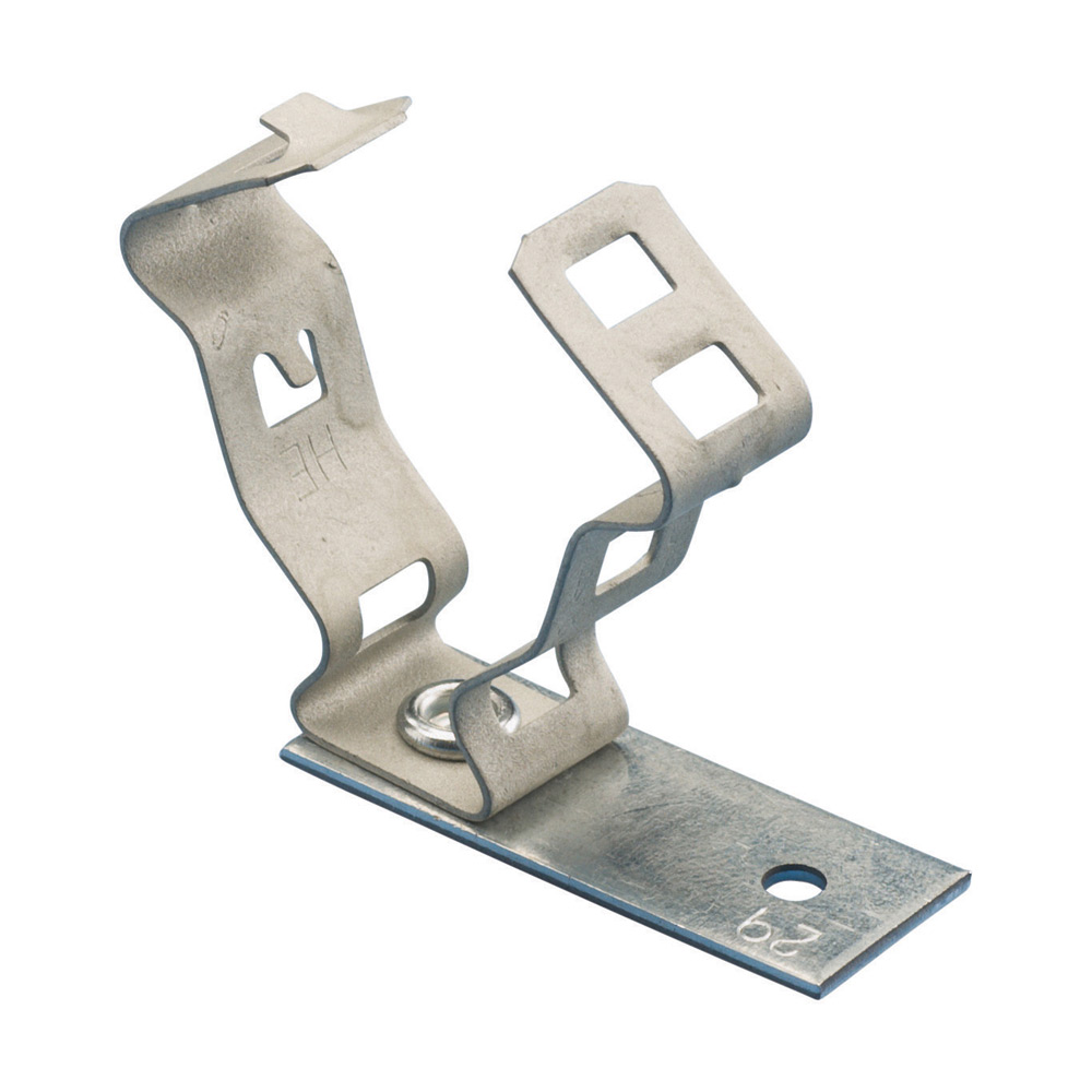 Snap Close Conduit Clamp with Nail Bracket, 1/2