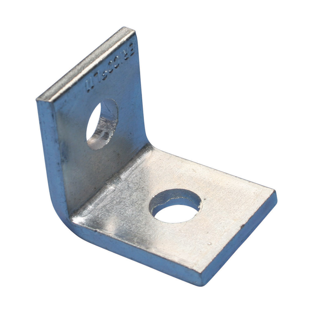 1-1 Hole Angle Bracket, Steel, EG, 2.25