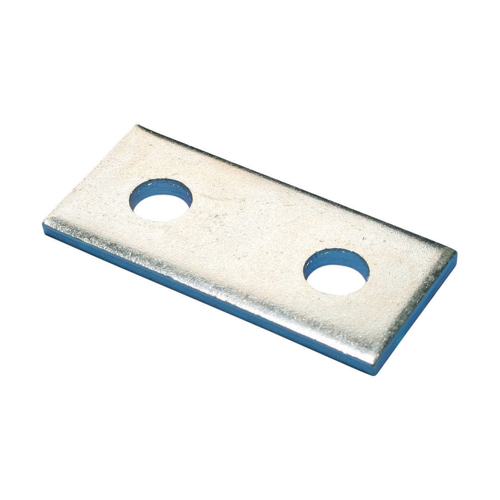 Two Hole Flat Bracket, Steel, EG, 3.5"