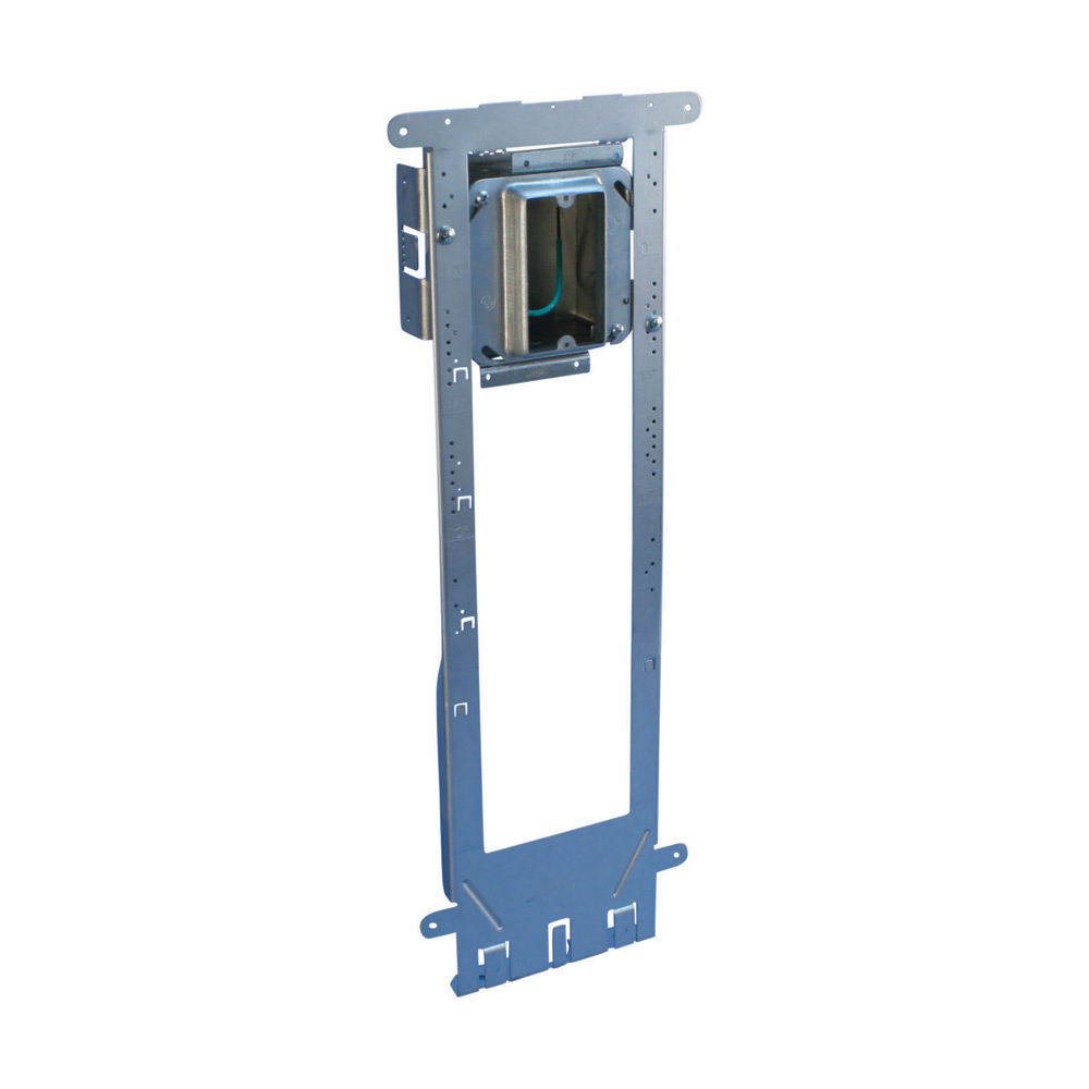nVent CADDY All-in-One Floor-Mounted With Removable Mud Ring, 1 Gang, w/Ground, 5/8