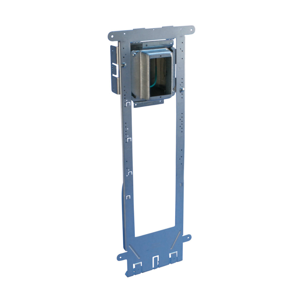 nVent CADDY All-in-One Floor-Mounted With Removable Mud Ring, 1 Gang, w/Ground, 1 1/4