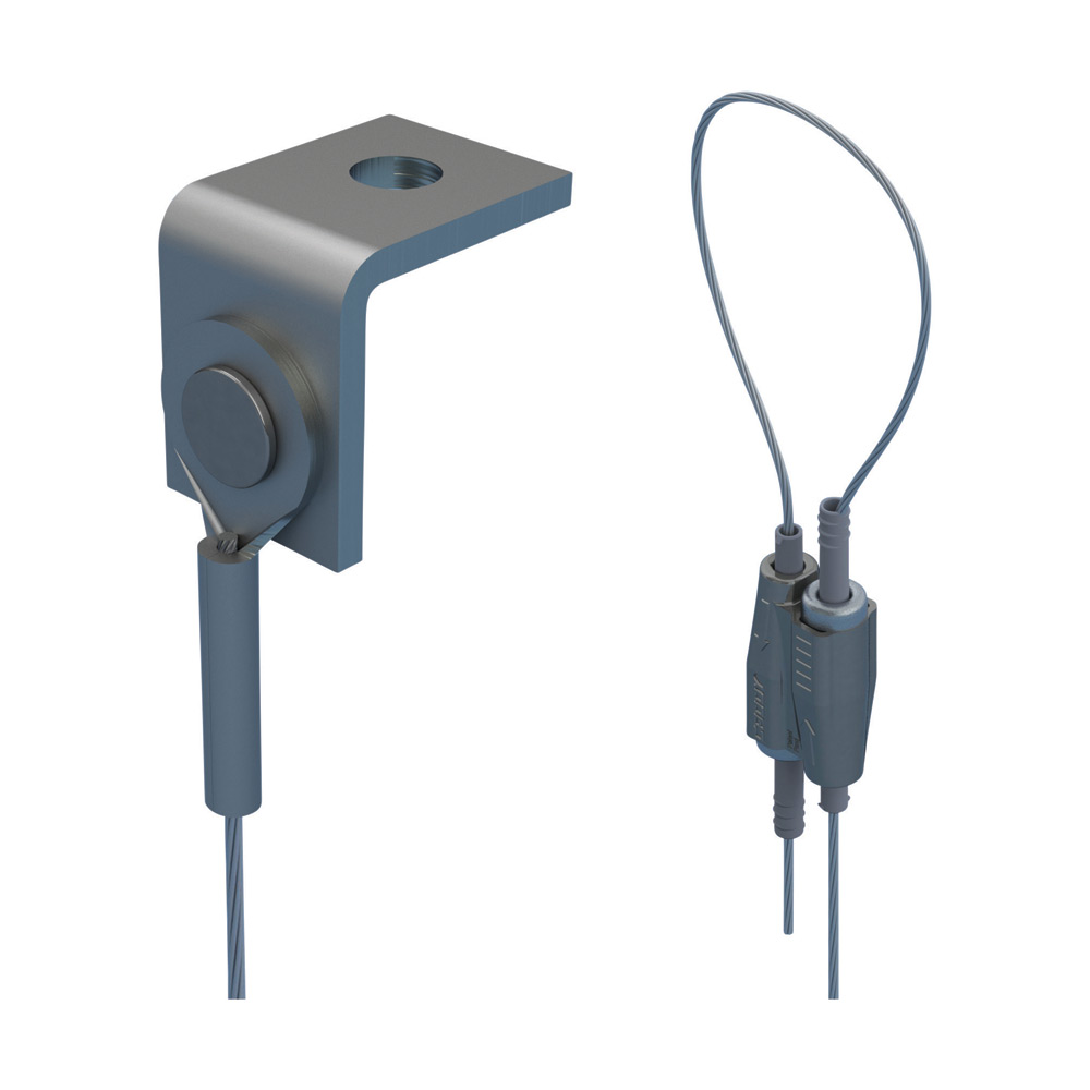 nVent CADDY Speed Link SLK with Angle Bracket, 1.5 mm Wire, 6.6' Length