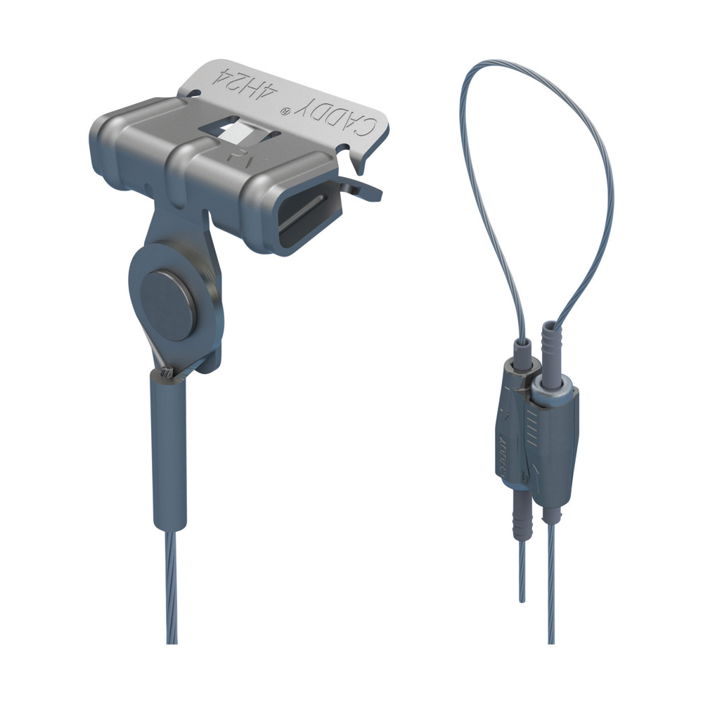 nVent CADDY Speed Link SLK with Hammer-On Flange Clip, 1.5 mm Wire, 9.9' Length, 5/16