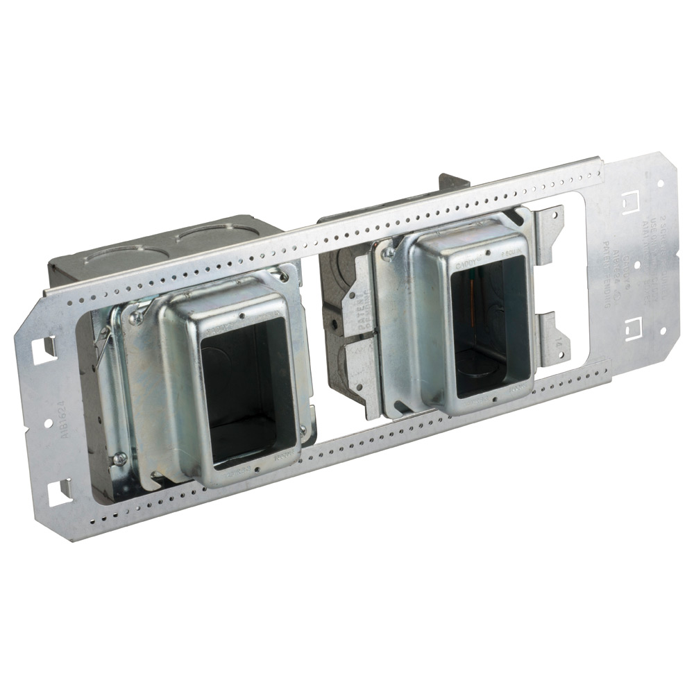 nVent CADDY All-in-One Between-Stud With Removable Mud Ring, Multi-Box, (4) 1