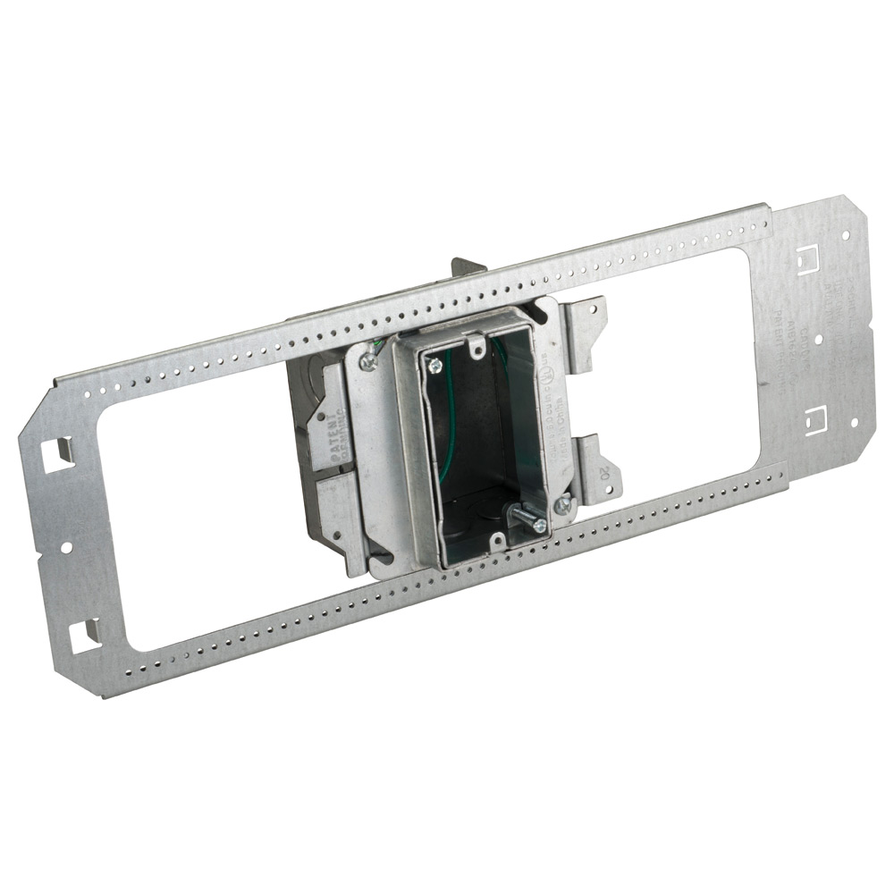 nVent CADDY All-in-One Between-Stud With Adjustable Mud Ring, Single Box, 1 Gang, 3 5/8
