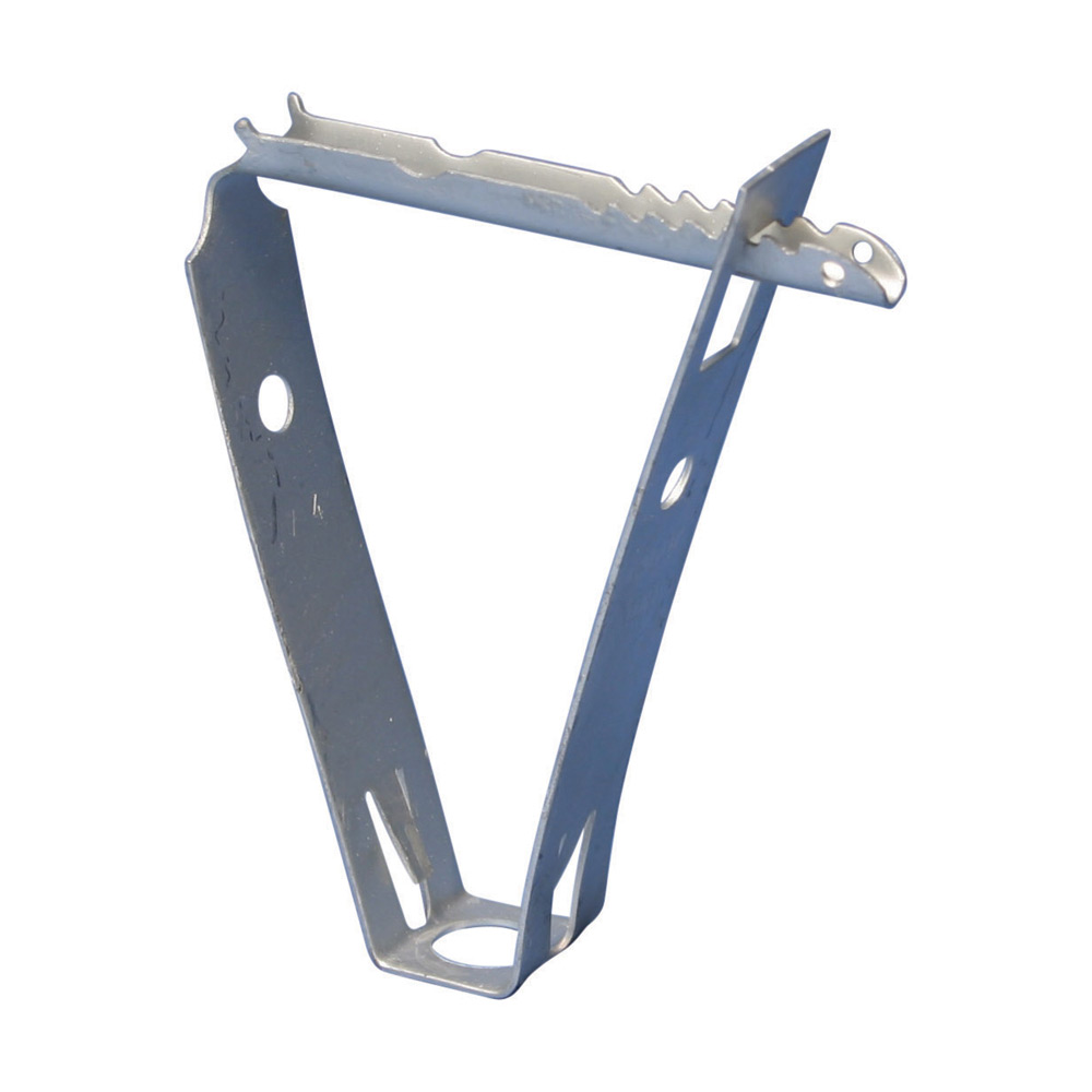 Trapezoidal Deck Hanger, Spring Steel, 14 mm Unthreaded Hole