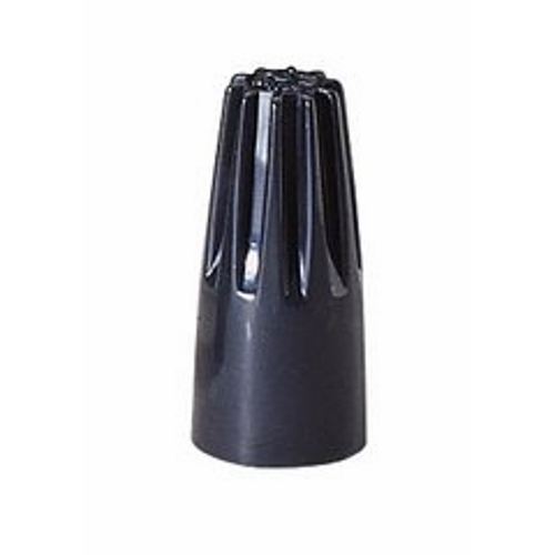 IDEAL, Wire Connector, Wire-Nut, High Temperature Twist-On, Number Of Conductors: 1 to 6, Conductor Range: 22 - 12 AWG, Min 2 - 20, MAX 3-14, Color: Black, Material: THERMOPLASTIC POLYESTER, Voltage Rating: 600 V, Environmental Conditions: Tough, UL...