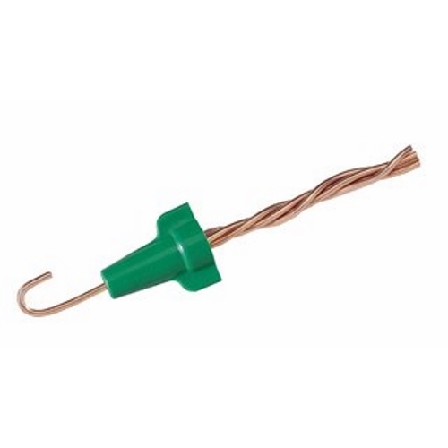 IDEAL, Grounding Wire Connector, Greenie®, Twist-On, Number Of Conductors: 2 to 5, Conductor Range: 14 - 10 AWG, Min 2 - 14, MAX 4-12, Color: Green, Material: Polypropylene, Voltage Rating: 600 V, Environmental Conditions: Tough, UL 94V-2 Flame-Retardant Shell, Model Number: 92, Width: 29/32 IN, Height: 1-5/32 IN, Flammability Rating: UL 94V-2