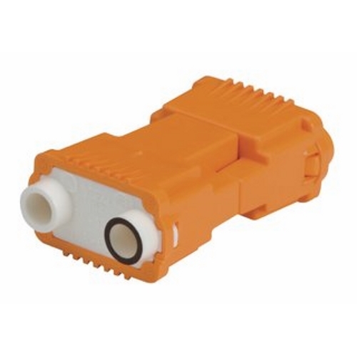 IDEAL, Luminaire Disconnect, PowerPlug™, 2-Wire Standard Version, Wire Size: 12 14, 16, 18 AWG Stranded Tin-Bonded, Voltage Rating: 600 V, Material: Nylon Housing, Copper Alloy Contacts, Amperage Rating: 6 AMP, Color: Orange, Model: 102