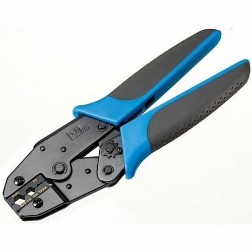 Crimpmaster Crimp Tool, Cushioned, Comfort-Grip Handle, Included: Die, For Non-Plenum Cambridge RG-58/59/62 BNC/TNC Connectors