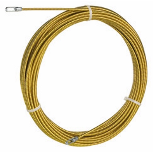 IDEAL, Fish Tape, Length: 50 FT, Tape End: Eyelet, Material: Brass-Plated Coiled Steel, Diameter: 3/16 IN