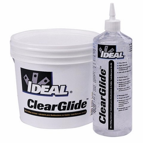 ClearGlide Lubricant, Size: 5 GAL, Container: Bucket, Specific Gravity: 1.09, Plastic Safe: Yes, Slight Odor, Voc: 17.4 GPL (As Packaged, Minus Water), Working Temperature: 40 - 100 DEG F, Boiling Point: 212 DEG F (100 DEG C), Percent Volatile By Volume: Less Than 98 PCT, Percent Solid By Weight: Approximately 5 PCT, Clear, Colorless Gel, 7 - 8 pH, Solubility In Water: Infinite, Storage Temperature: 32 - 180 DEG F, Ul Listed, For Wire Pulling