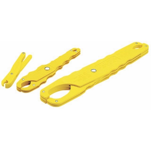 IDEAL, Fuse Puller, Safe-T-Grip™, Medium, Size: Medium, Length: 7-1/2 IN, Material: Glass Filled Polypropylene, Fuse Type: Cartridge, Color: Yellow, Fuse Diameter: 1/2 - 1 IN, Fuse Amperage: 0 - 100 AMP, Fuse Voltage: 250, 600 V