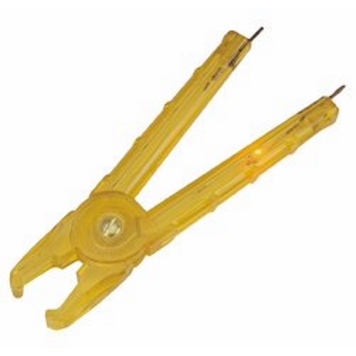 IDEAL, Fuse Puller And Test Light, Large, Test Lite, Color: Yellow, Fuse Type: Cartridge, Fuse Diameter: 9/16 - 1 IN, Fuse Amperage: 60, 100 AMP, Fuse Voltage: 250, 600 V, Accessories: 34-013 Test Lead Set With Test Prod, 34-014 Test Lead Set With Insulated Clip, Test Capacity: 100 - 600