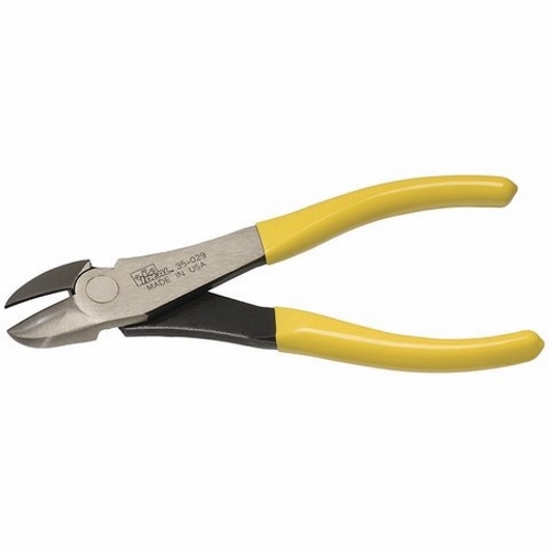 High-Leverage Diagonal-Cutting Pliers, Overall Length: 8 IN, Dipped, Comfort-Grip, Vinyl Coated Handle, High-Carbon Steel, Diagonal Angle Head Plier, Standard Nose, Operation: Standard Cutting, For General Use
