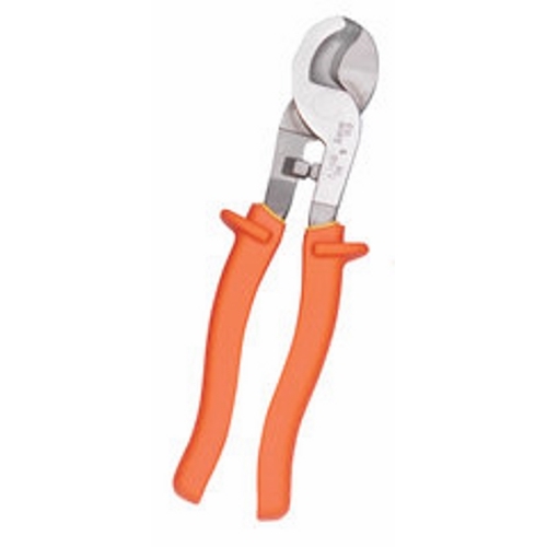 IDEAL, Cable Cutter, Insulated High-Leverage, Cutting Range: 2/0 Copper And 4/0 Aluminum, Overall Length: 9.500 IN, Construction: Drop-Forged, High-Carbon Steel