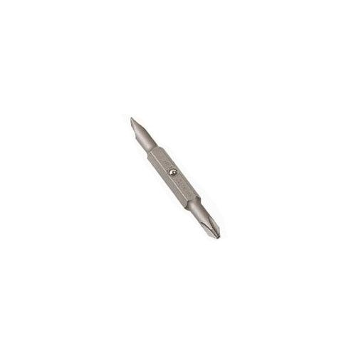 Replacement Bit, 3/16 IN, #1 Tip, Slotted, Phillips Tip, For Both Ratch-A-Nut And Twist-A-Nut