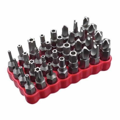 Standard Bit Block, Round Shank, 32 Pieces, Fit All Standard Multi-Bit Screwdrivers