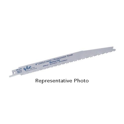 IDEAL, Blade, Reciprocating, Width: 3/4 IN, Thickness: 035 IN, Length: 6 IN, Teeth Per Inch: 18 TPI, Material: Bi-Metal, Teeth Type: High-Speed Steel, Blade Back: Straight